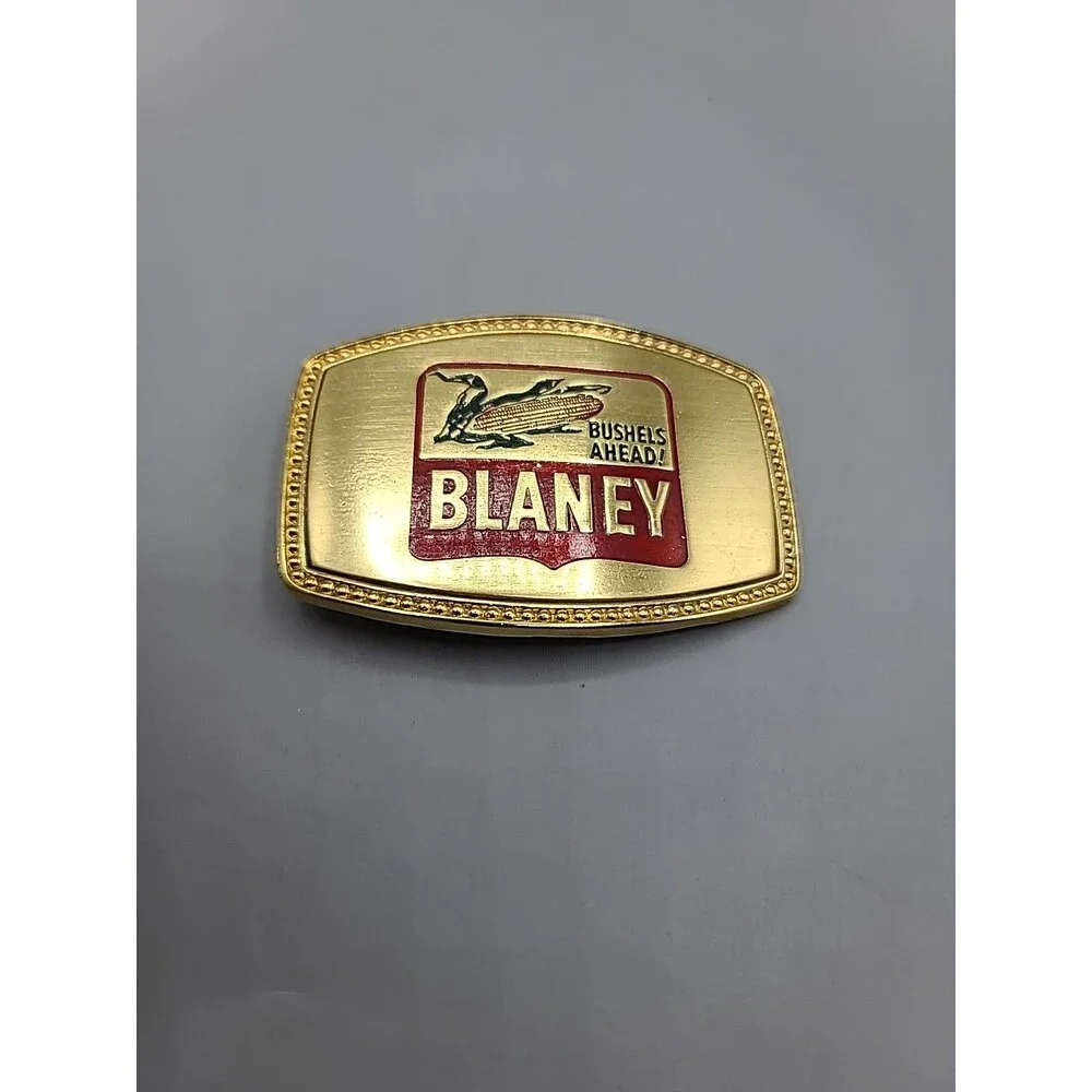 Vintage Metal Belt Buckle Blaney Bushels Ahead!